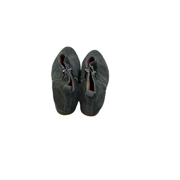 LUCKY BRAND BeTwixt Olive Green Suede Zip-up Bootie Size 6 - Picture 6 of 8